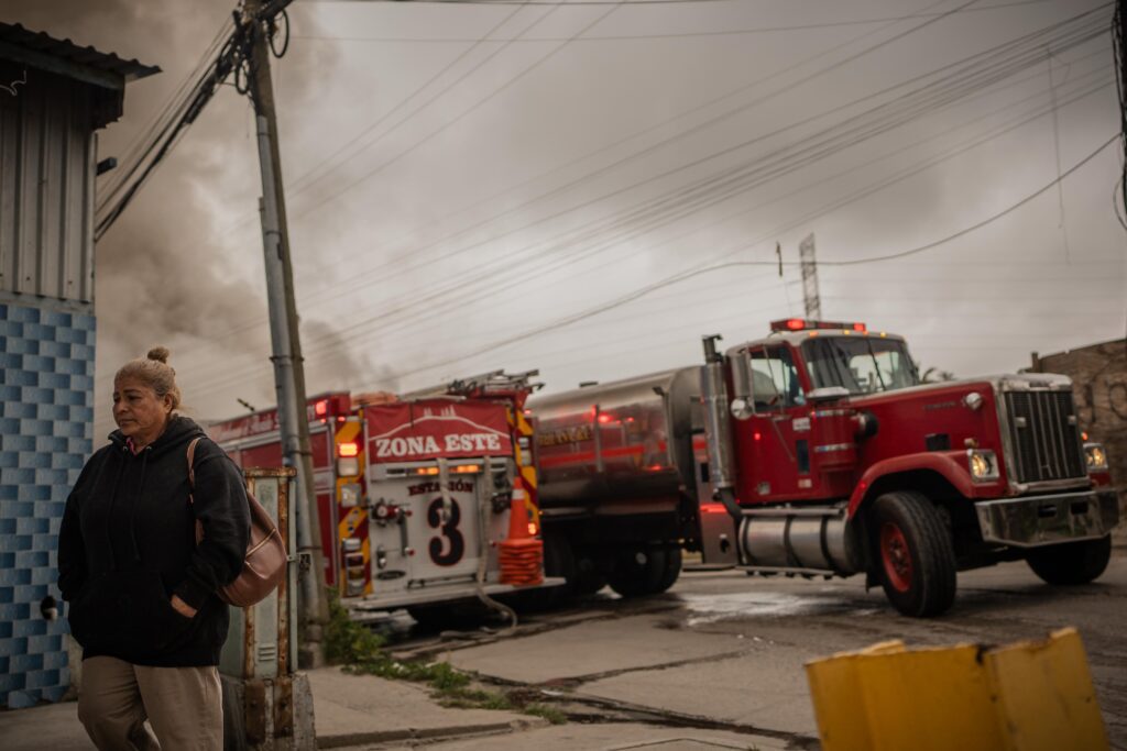 Se incendia recicladora en colonia García