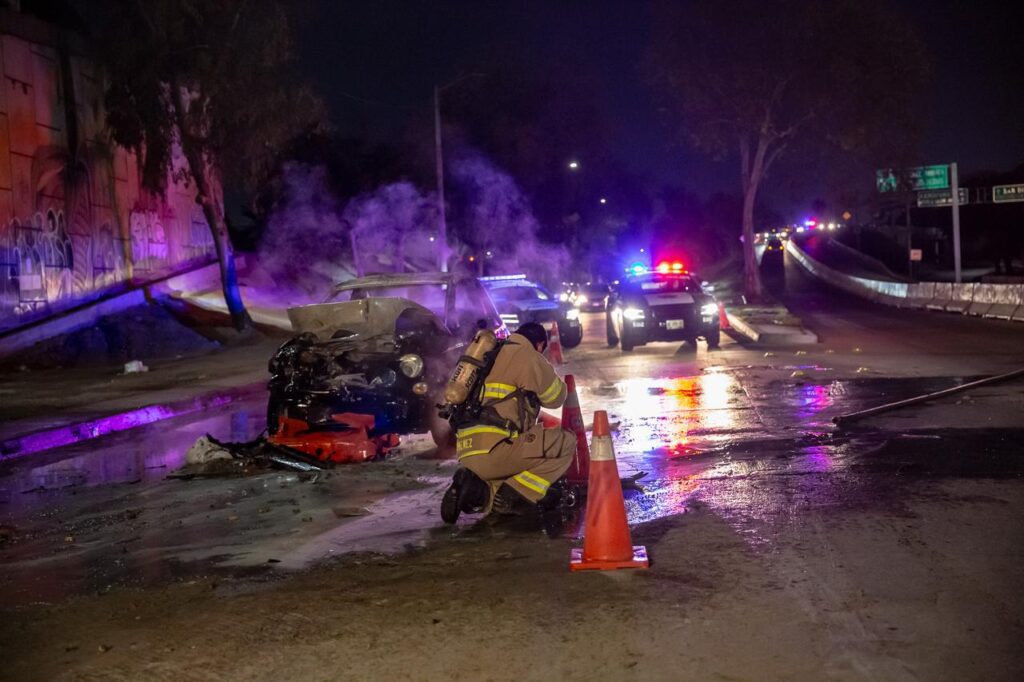 Trabajador municipal choca e intenta huir tras causar accidente en la Internacional Trabajador municipal choca e intenta huir tras causar accidente en la Internacional