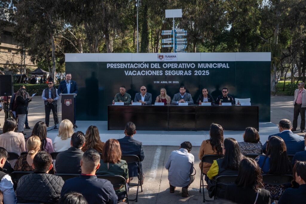 Arranca el Operativo Vacaciones Seguras 2025 del Ayuntamiento de Tijuana
