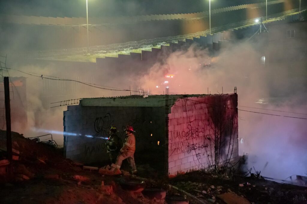 Se incendian seis casas en la colonia Nido de las Águilas