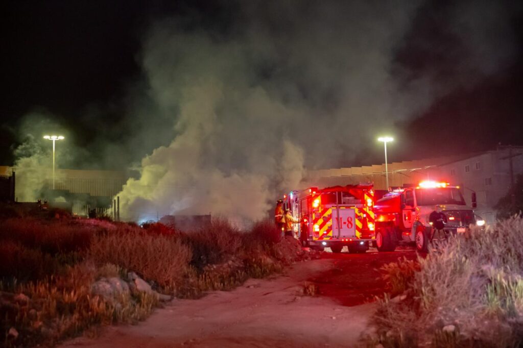 Se incendian seis casas en la colonia Nido de las Águilas