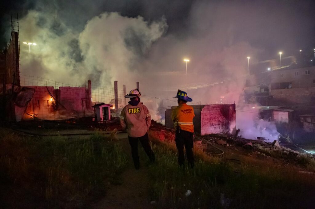 Se incendian seis casas en la colonia Nido de las Águilas