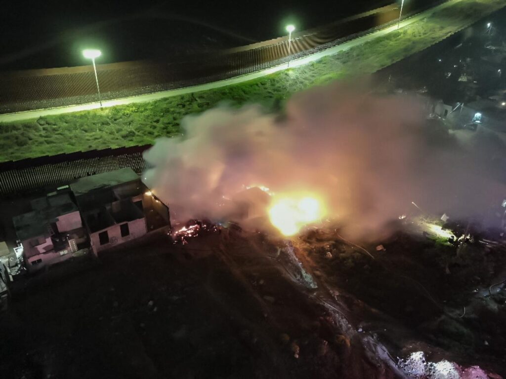 Se incendian seis casas en la colonia Nido de las Águilas