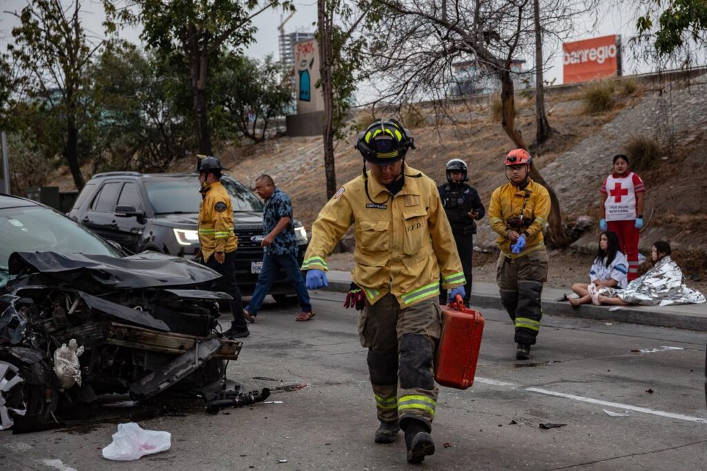 Accidente en la Ready Lane deja tres lesionados leves