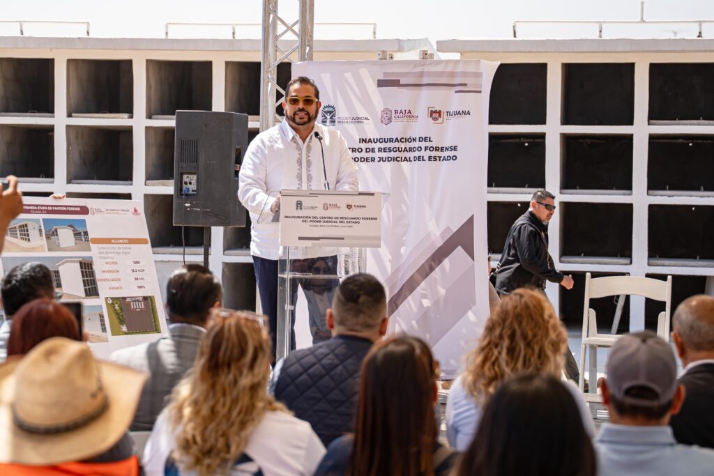 Inauguran en Tijuana nuevo Centro Forense; podrá albergar hasta 8 mil cuerpos no reclamados