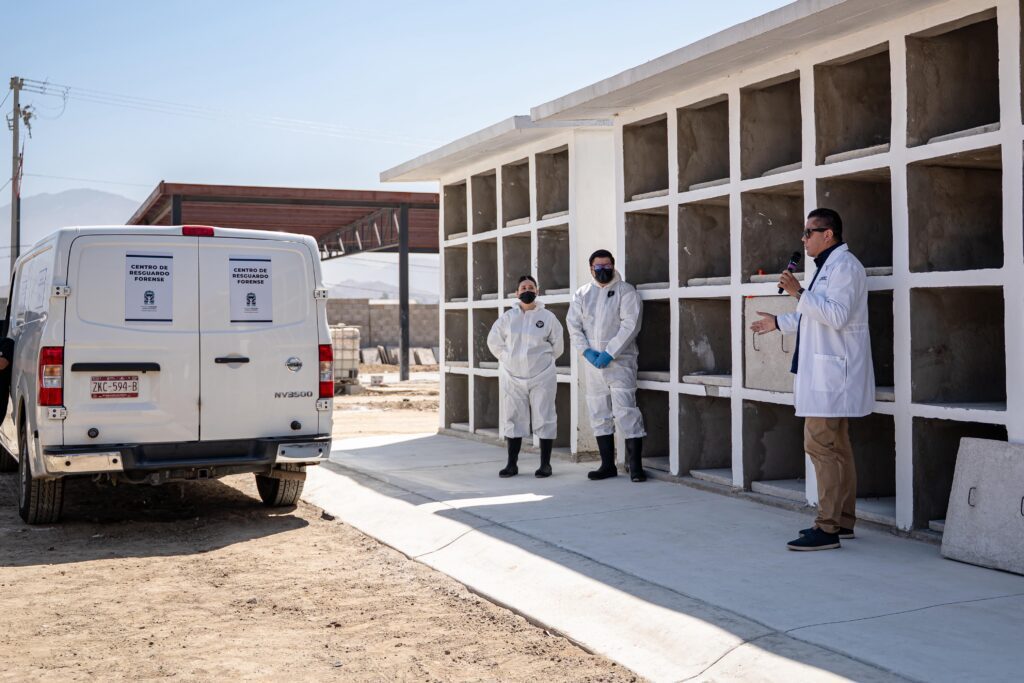 Inauguran en Tijuana nuevo Centro Forense; podrá albergar hasta 8 mil cuerpos no reclamados