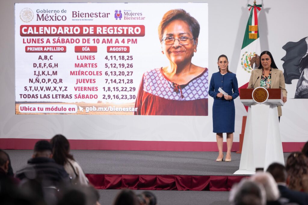Del 1 al 30 de agosto arranca inscripción a la pensión mujeres bienestar de 60 a 64 años