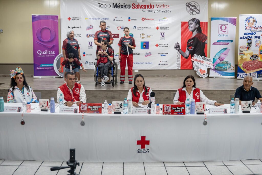 Todo listo para la carrera “Todo México Salvando Vidas” de la Cruz Roja