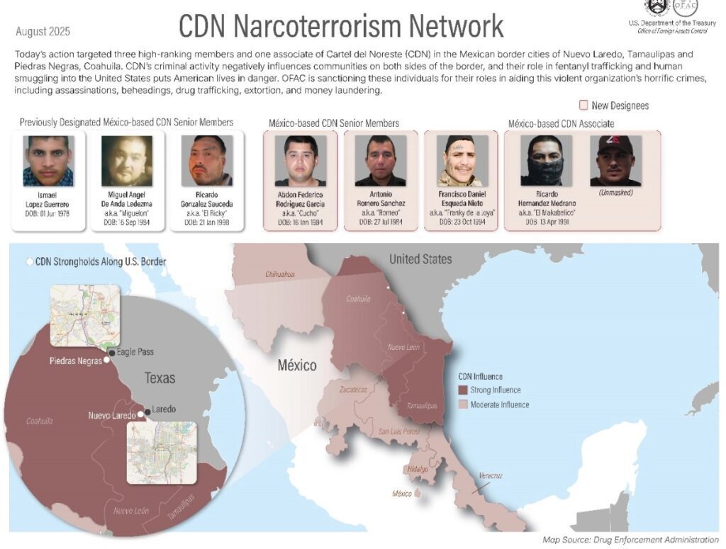 Estados Unidos acusa a rapero de ser socio del Cártel del Noreste