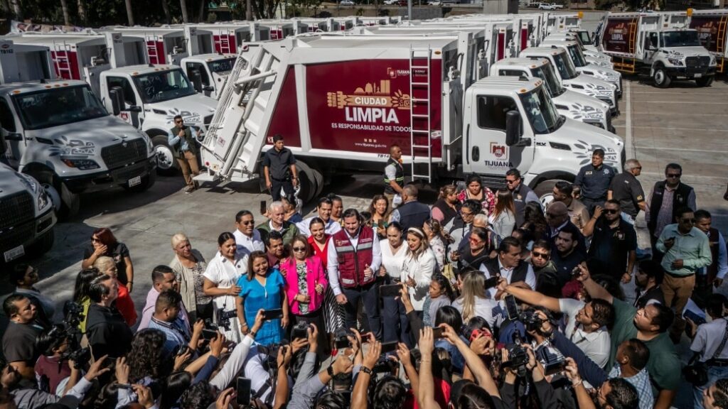 Tijuana amplía su recolección de basura con 300 nuevas rutas y 129 camiones