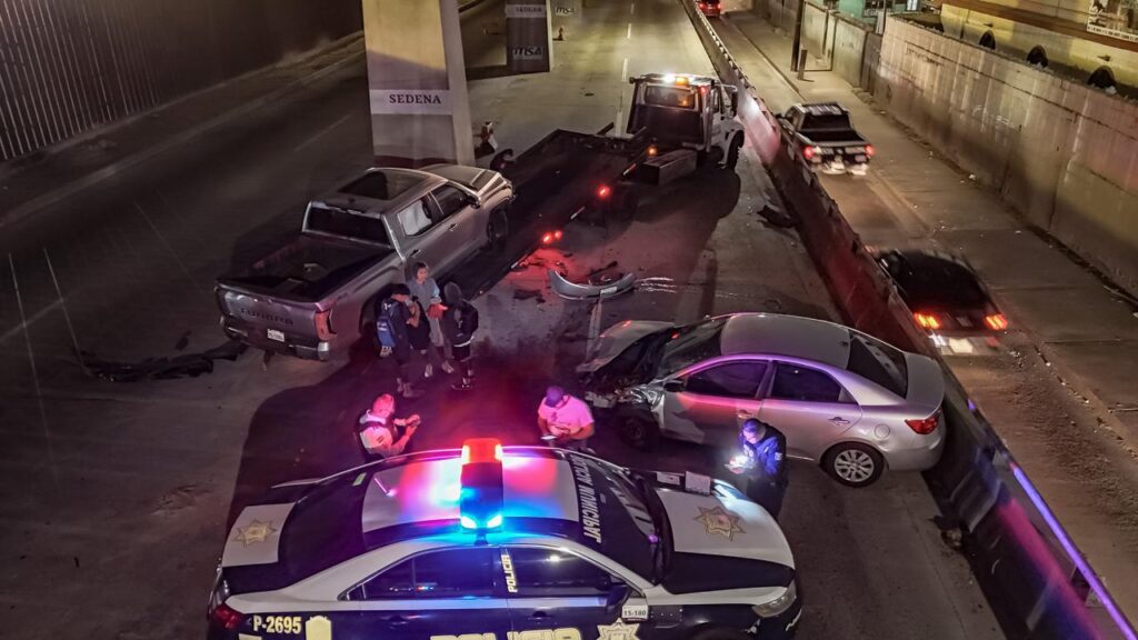 Fuerte accidente sobre la Vía Internacional