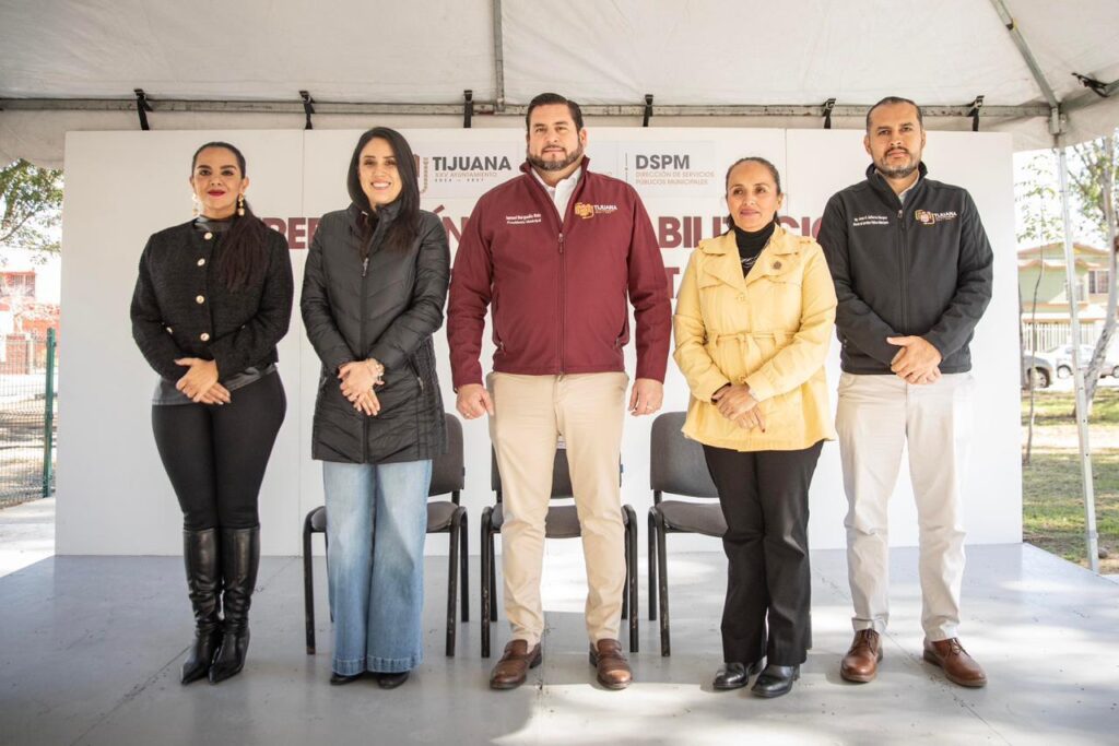 Supervisa Ismael Burgueño avance en rehabilitación del Parque Otay I