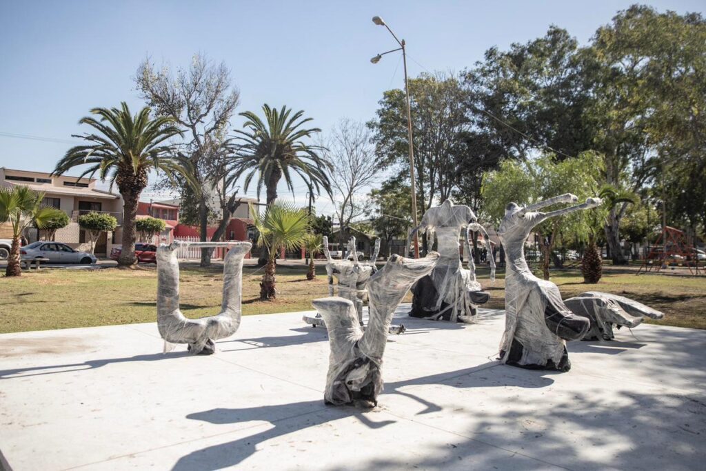 Supervisa Ismael Burgueño avance en rehabilitación del Parque Otay I