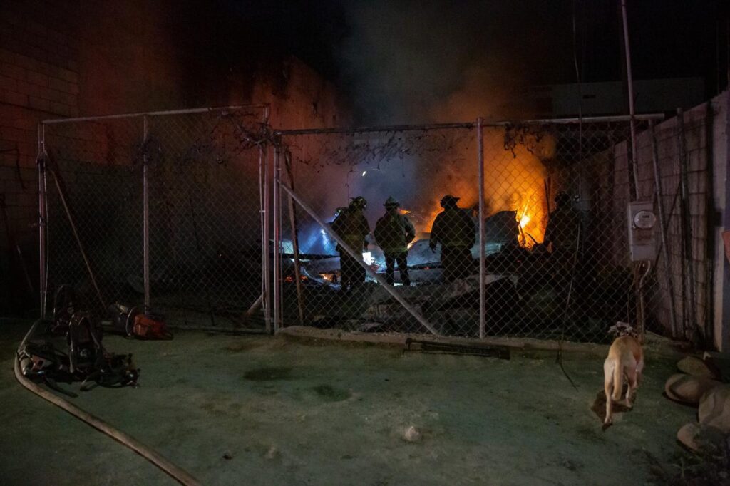 Incendio en Granjas Familiares del Matamoros deja dos fallecidas