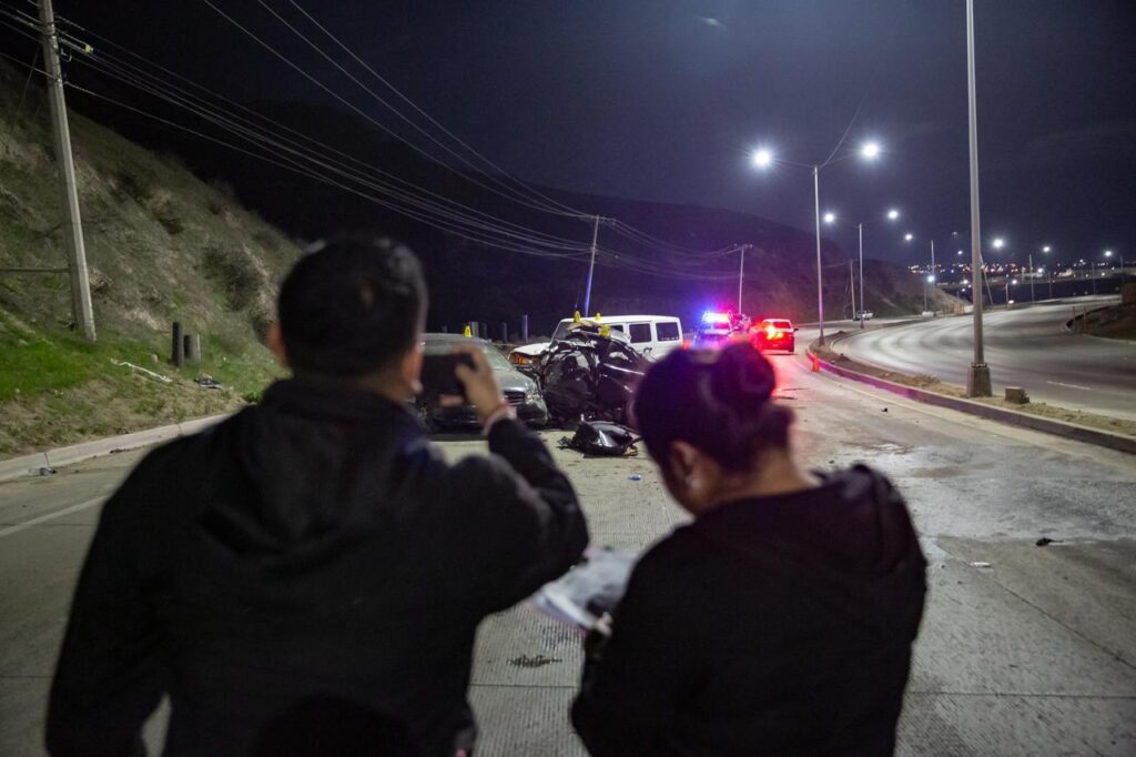 Accidente en carretera libre Tijuana–Rosarito deja un joven muerto