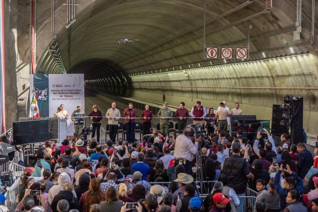 Viaducto Elevado de Tijuana: Sheinbaum inaugura primer tramo de 7 km