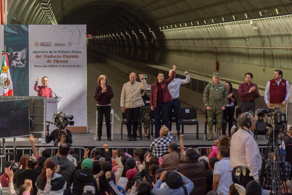 Viaducto Elevado de Tijuana: Sheinbaum inaugura primer tramo de 7 km