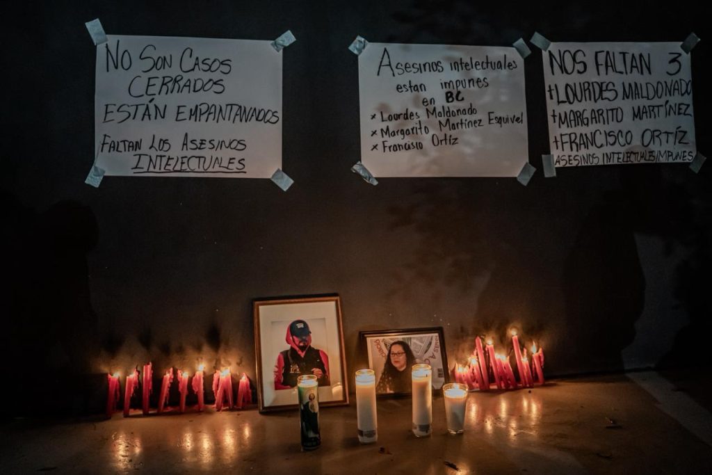 Vigilia por los asesinatos de Margarito y Lourdes exige justicia plena