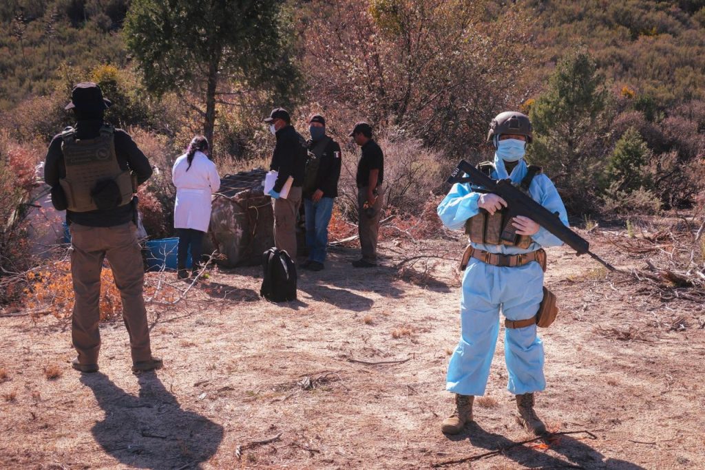 Aseguran laboratorio clandestino de metanfetamina en San Pedro Mártir