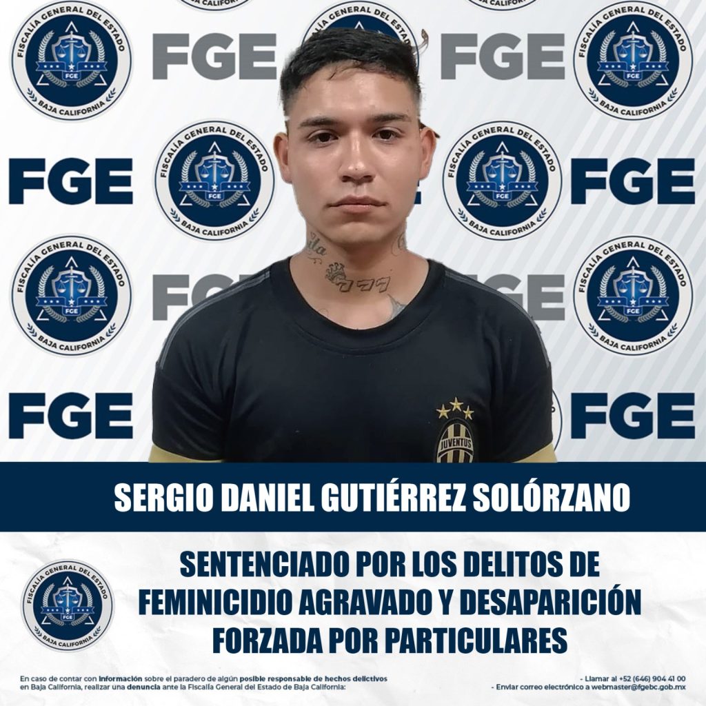 Condenan a 122 años de prisión a Sergio Daniel Gutiérrez por feminicidio Paola Andrea