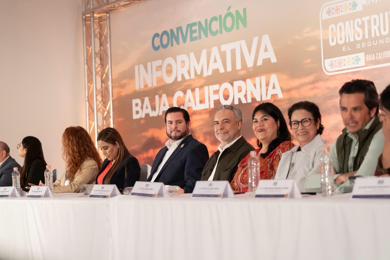 Convención Informativa en Baja California: Líderes políticos cierran filas por proyectos estratégicos