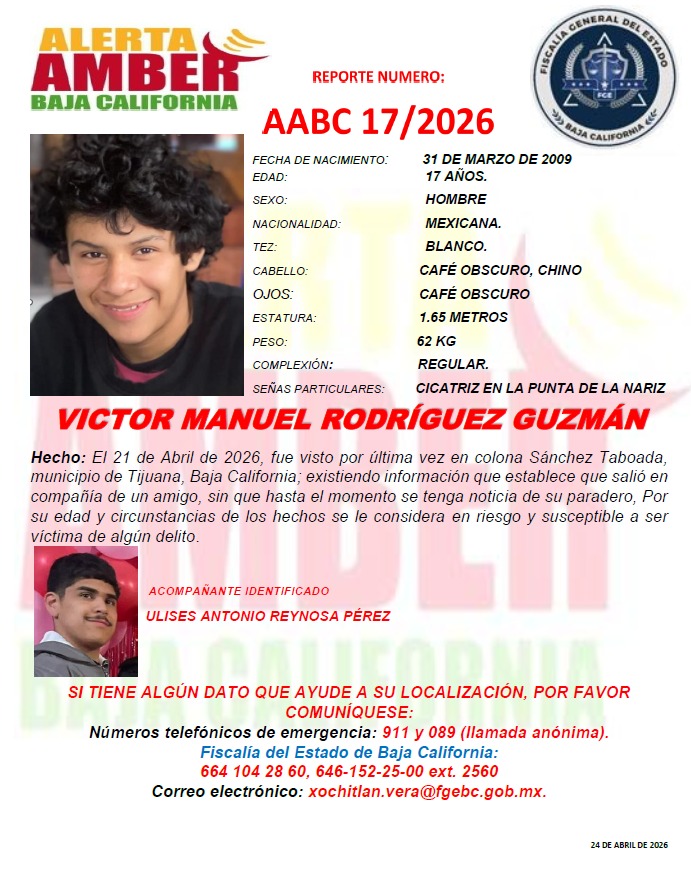 Detienen a implicado en la desaparición y homicidio de dos jóvenes en Tijuana