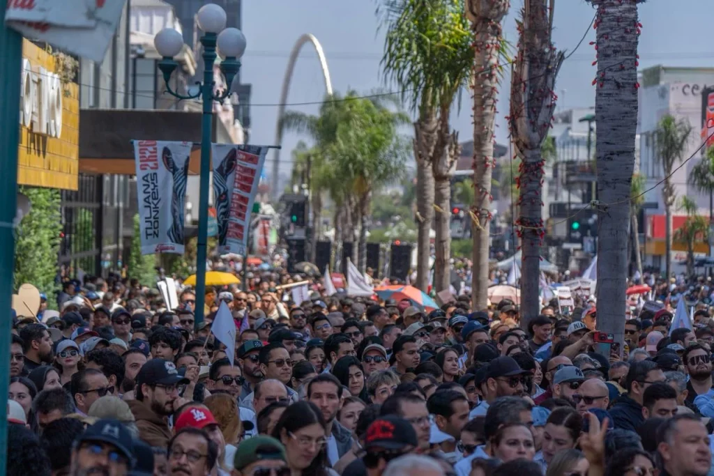 Respaldan en Tijuana el informe de la presidenta Claudia Sheinbaum