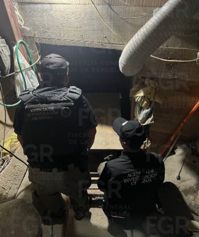 FGR localiza sofisticado narcotúnel subterráneo en la frontera de Tijuana y San Diego