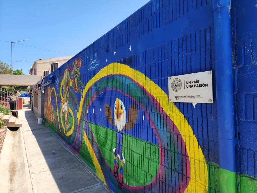 Impulsan en Tijuana murales comunitarios como legado cultural rumbo al Mundial FIFA 2026