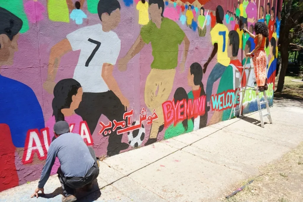 Impulsan en Tijuana murales comunitarios como legado cultural rumbo al Mundial FIFA 2026
