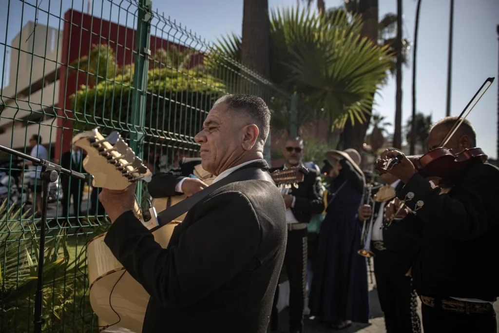 Llevan mariachi a la selección de Irán en Tijuana Llevan mariachi a la selección de Irán en Tijuana