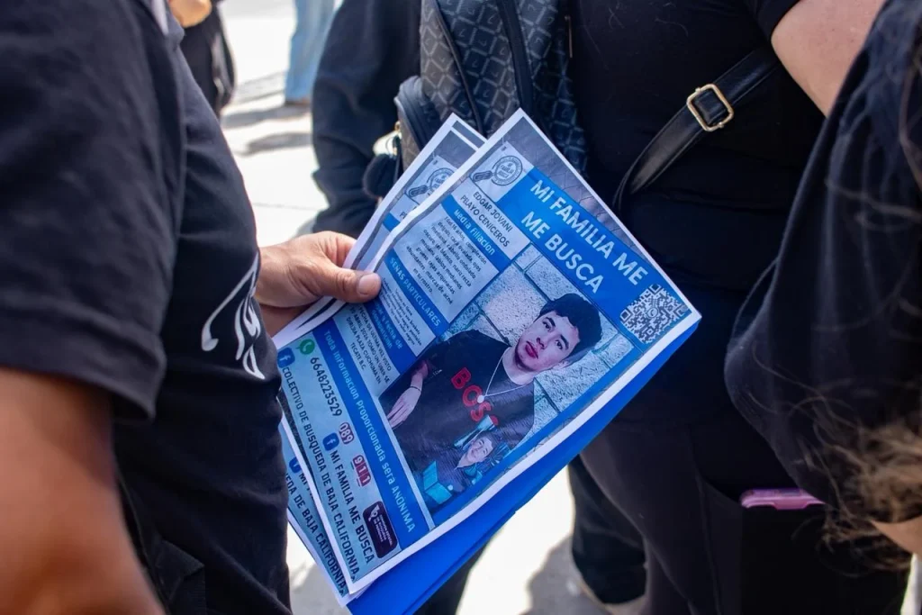 Marcha en Tecate por las infancias y víctimas de violencia